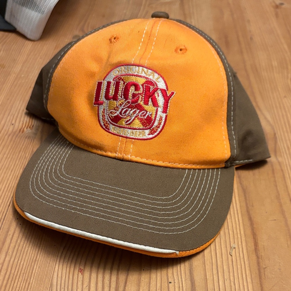 Zunn International Full-Fit Orange & Brown Baseball Cap